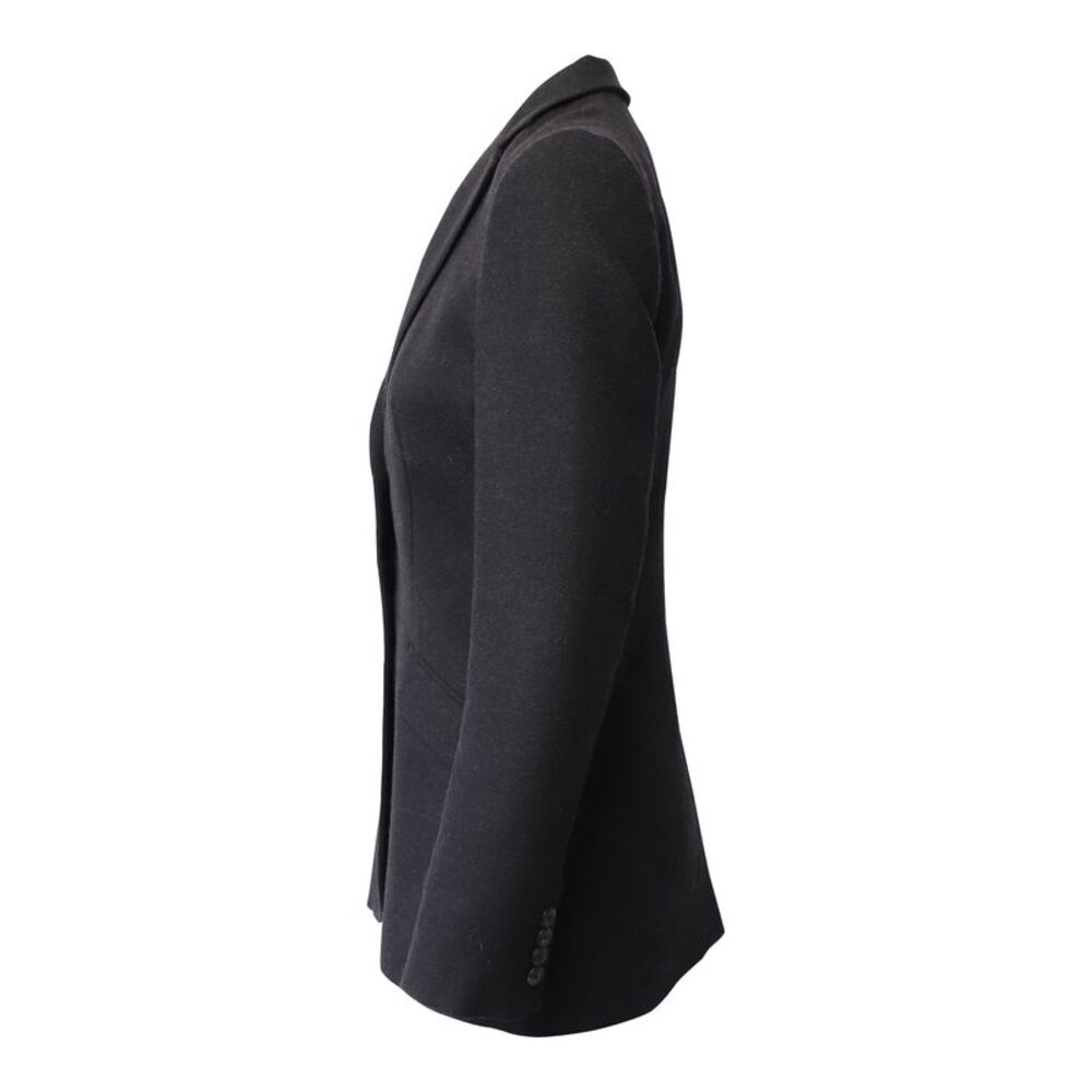 Ralph Lauren Single Breasted Fitted Blazer in Black Wool - Picture 3 of 5